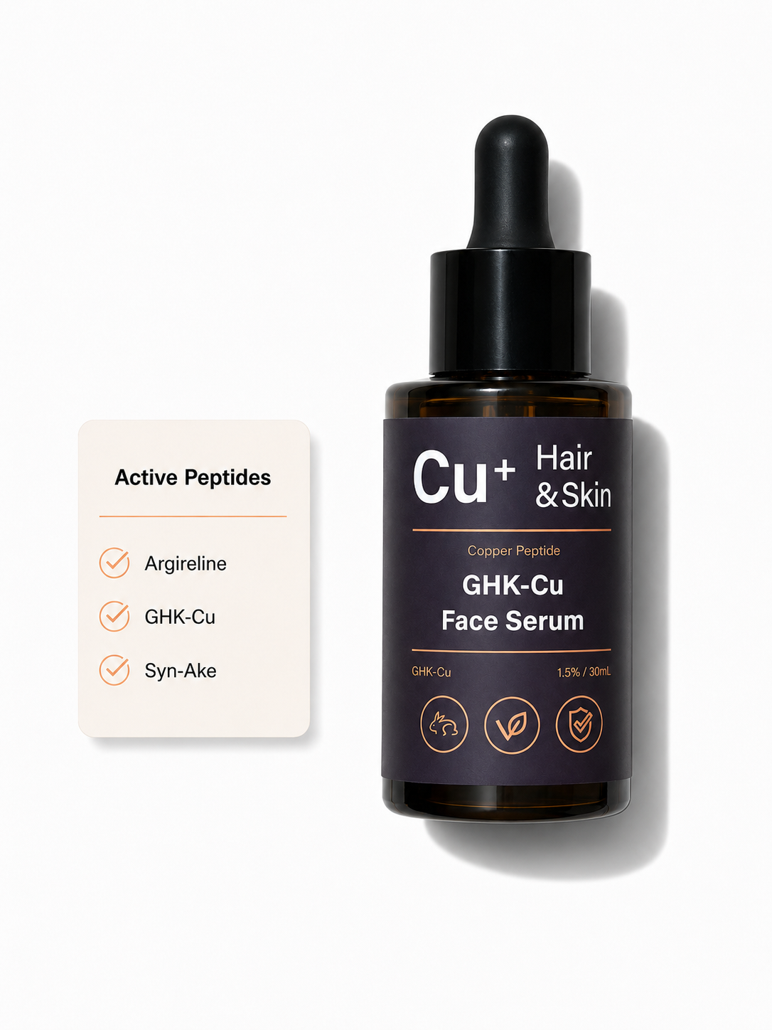 argirelune serum w ghk cu unjectables 1.5% GHK-Cu Copper Peptide Face Polymer and plastic waste Até R$299 Weight:20mg