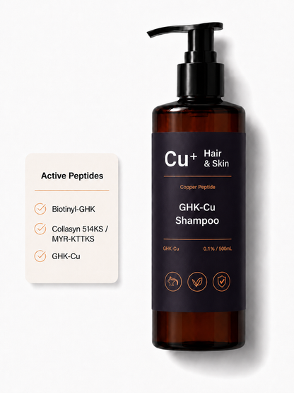 0.1% GHK-Cu Copper Peptide Shampoo