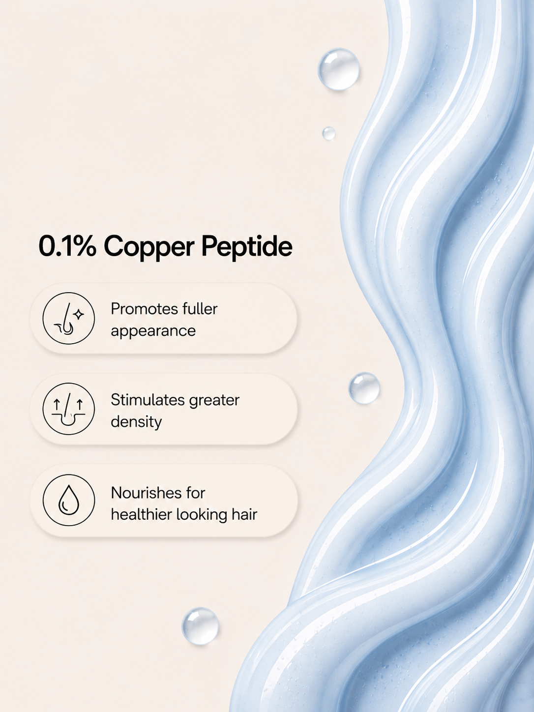 0.1% GHK-Cu Copper Peptide Conditioner
