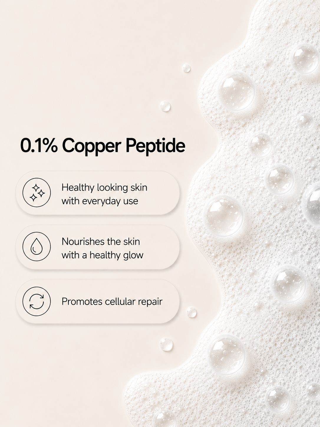 0.1% GHK-Cu Copper Peptide Shower Gel