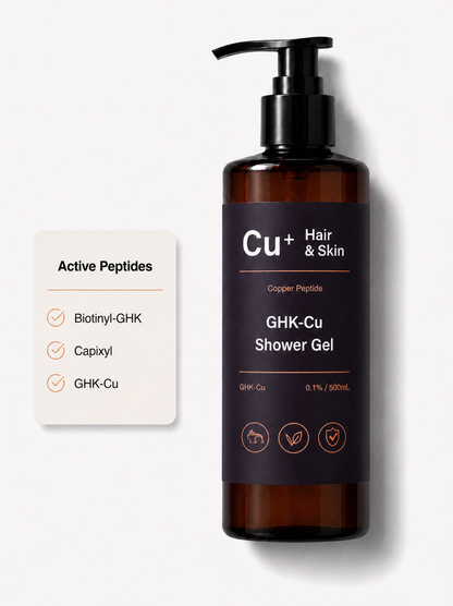 0.1% GHK-Cu Copper Peptide Shower Gel