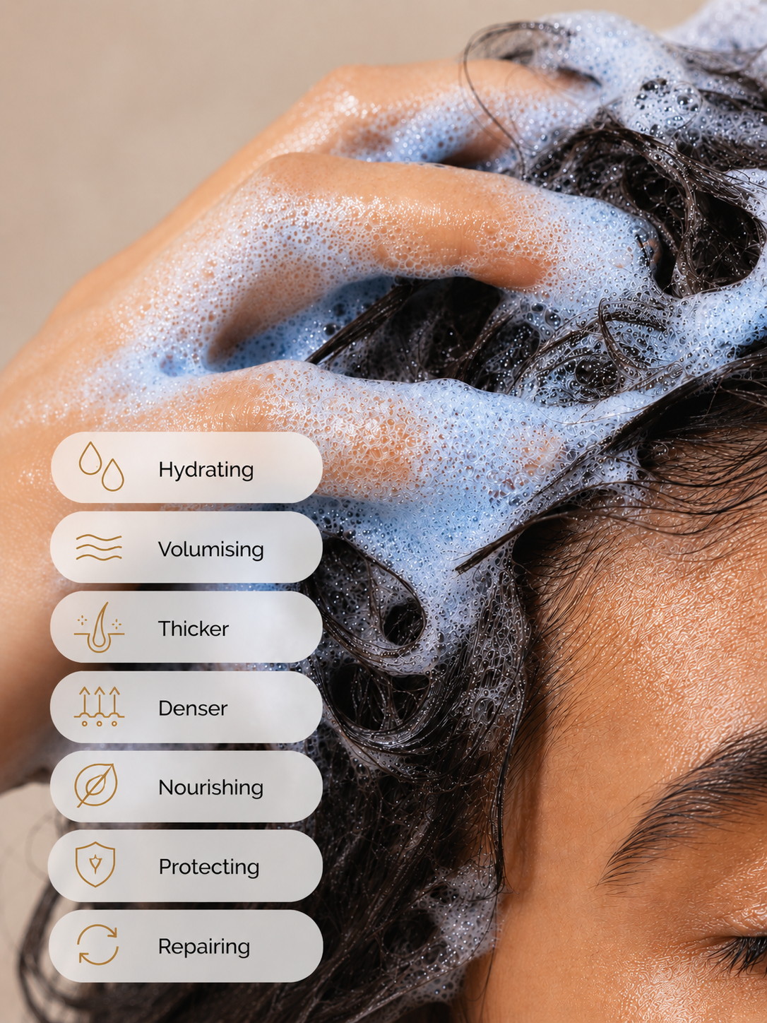 0.1% GHK-Cu Copper Peptide Shampoo