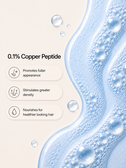 0.1% GHK-Cu Copper Peptide Shampoo