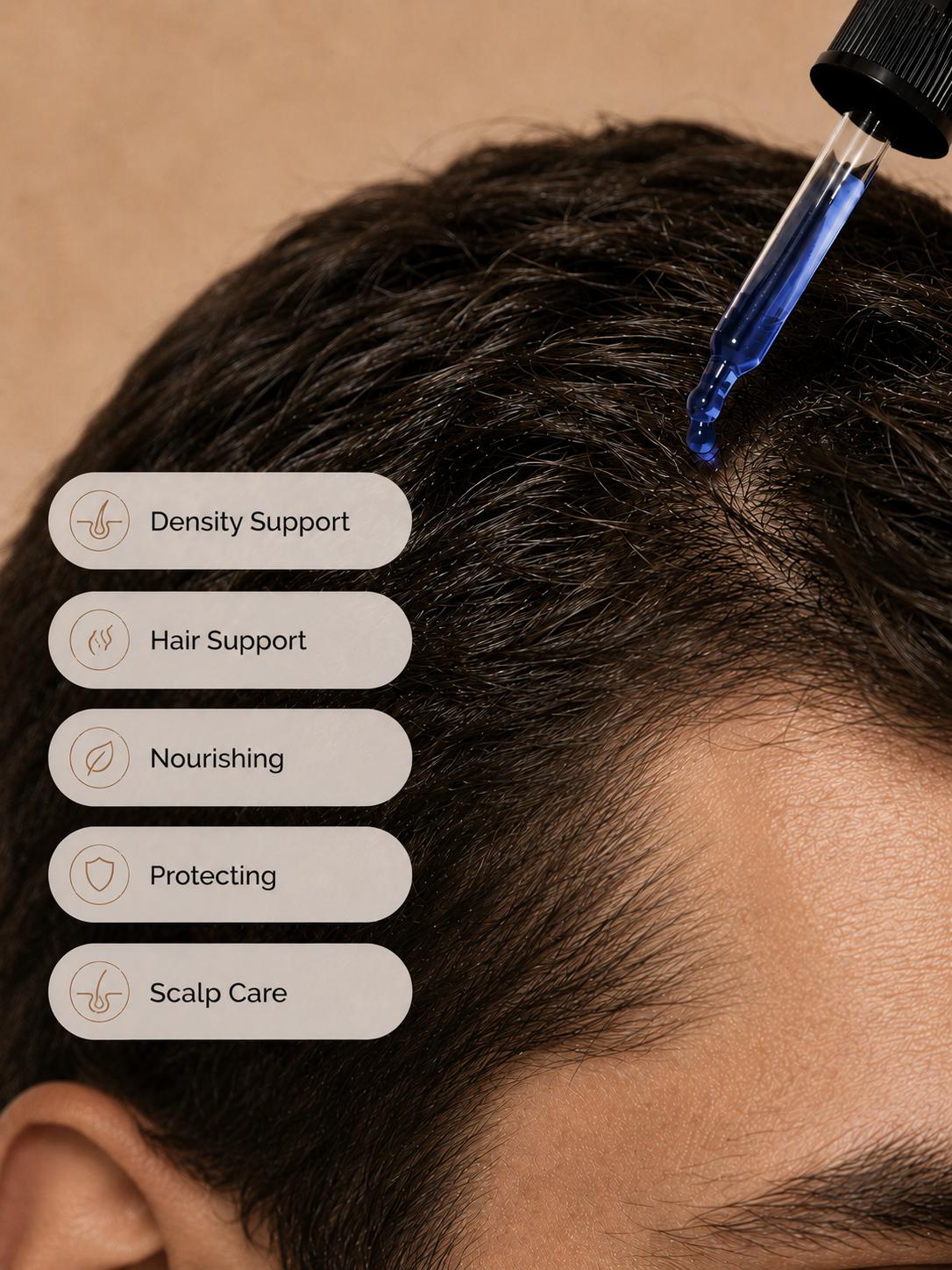 ghk-cu hair serum benefits 3% Copper Peptide & Scalp this advanced formula targets Elcliff Formulations Pvt Ltd estimulacaocapilar Scent:Unscented